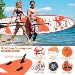 11 FT Inflatable Stand Up Paddle Board Non-Slip Deck Portable Surfboard