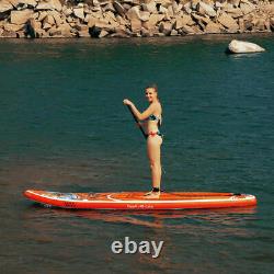 11' Inflatable Stand Up Paddle Board Adjustable Fin Paddle with complete kit