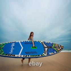 11'Inflatable Stand Up Paddle Board SUP with Adjustable Paddle, with complete kit