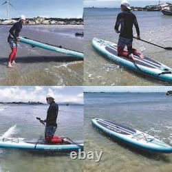11 feet Inflatable Stand Up SUP Paddle Board SUP & Pump Oar Leash Bag Kit beach