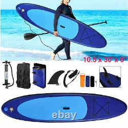 11ft Inflatable Stand Up Paddle Board SUP Paddleboard Surf Kayak with Hand Pump