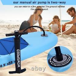 11ft Inflatable Stand Up Paddle Board SUP Surfboard Complete Surfing Kit Kayak