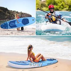 11ft Inflatable Stand Up Paddle Board S UP Surfboard Complete Surfing Kit Kayak