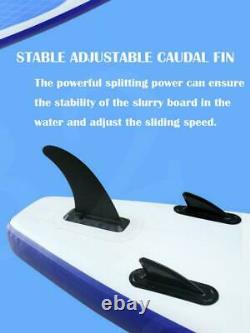 12FT Inflatable Stand Up Paddle Board SUP Surfboard Adjustable Non-Slip Deck HOT