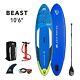 2021 Aqua Marina Beast 10'6 Stand Up Paddle Board Inflatable Sup With Paddle