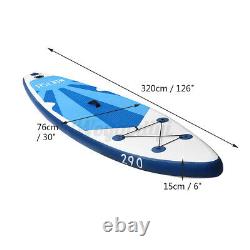2021 Inflatable Stand Up Paddle Board Surfing Surfboard Kit 320x76x15cm / 10.5ft