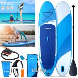 2022 Inflatable Stand Up Paddle Board 11FT Blue SUP Surfboard withElectric Pump