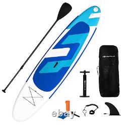 305x75x17cm Inflatable Stand Up Paddle Board Surfboard Floatable Aluminum Paddle