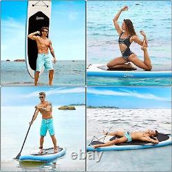 320cm Paddle Board Stand Up SUP Inflatable Paddleboard Pump Kayak Adult Beginner