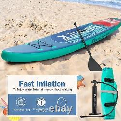 320x76x15CM Inflatable Stand up Paddle Board Sup Surfboard with Non-Slip Deck