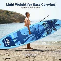 335CM/11FT ISUP Inflatable Stand Up Surfing Board Soft Surf Paddle Board WithPump