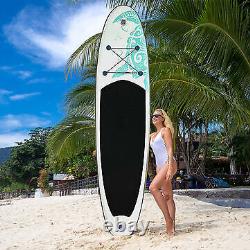 335cm Inflatable Stand Up Paddle Board with Pump, Paddle, Phone Bag, Leash