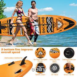 335x76x15CM Inflatable Stand Up Paddle Board Surfboard Surfing SUP Accessories