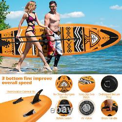 335x76x15CM Inflatable Stand Up Paddle Board Surfboard Surfing SUP Accessories