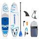 3.2m Inflatable Stand Up Paddle Board Sup Surfboard Adjustable Non-slip S A4i3