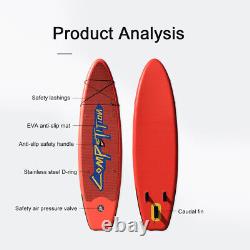 3.2M Inflatable Stand up Paddle Board SUP Complete Package Included Red h U2M7