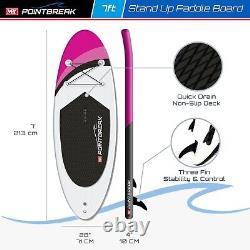 7ft Paddleboard iSUP Inflatable Stand Up Paddle Board Complete Set Accessories