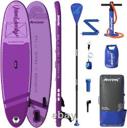 AQUAPLANET Inflatable Stand Up Paddle Board Kit All Round Ten 10 Foot for