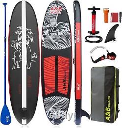 A&BBOARD Inflatable Stand Up Paddle Board 10'6''x32''x6'' SUP Board Paddle board