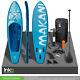 A+ Makani 10.5 Ft Inflatable Stand Up Paddle Surf Board Kayak Incl Accessories