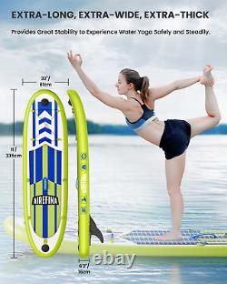 Airefina SUP Paddle Board with Camera Mount3358116cm, Inflatable Stand Up with