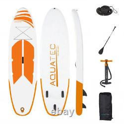 AquaTec Inflatable Paddle Boards -10/11ft HIGH PERFORMANCE 6 THICK SUP BOARD