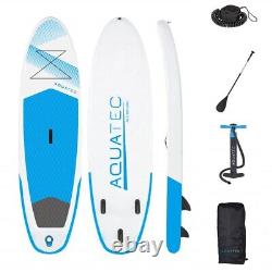 AquaTec Inflatable Paddle Boards -10ft 6 HIGH PERFORMANCE 6 THICK SUP BOARD