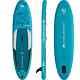 Aqua Marina Blue Vapor (size 10'4) Inflatable Stand Up Paddle Board Package