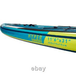 Aqua Marina Hyper 11'6 Inflatable Stand up Paddle Board with CARBON PADDLE
