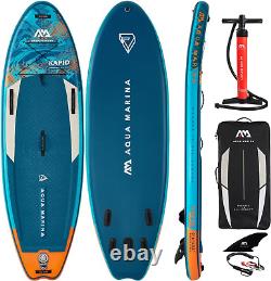 Aqua Marina Rapid, Whitewater Inflatable Stand Up Paddle Board iSUP Package, 290