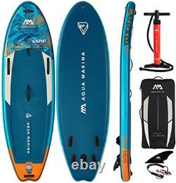 Aqua Marina Rapid, Whitewater Inflatable Stand Up Paddle Board iSUP Package, 290