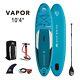 Aqua Marina Vapor 10'4 Inflatable Stand Up Paddle Board Package (isup)