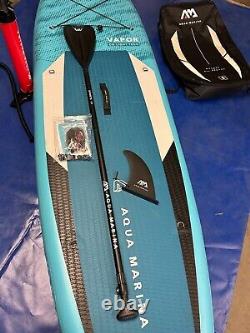 Aqua Marina Vapor 10'4 Inflatable Stand Up Paddle Board Package (REPAIRED)