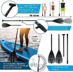 Aqua Spirit SUP Inflatable Stand UP Paddle Board 10'8 Carbon Paddle, Kayak Kit
