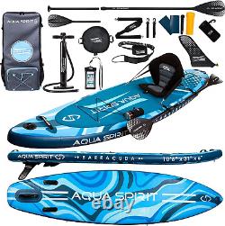 Aqua Spirit SUP Inflatable Stand UP Paddle Board 2022 Complete Kayak Kit and