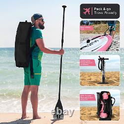 Aqua Spirit Splash Inflatable Stand Up SUP 9â x 31â x 6â Beginners Paddle