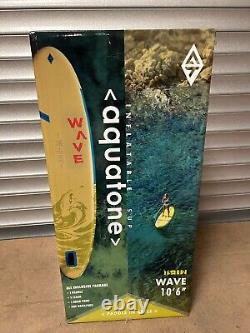 Aquatone Wave 10'6 Inflatable Stand Up Paddle Board Package (iSUP)