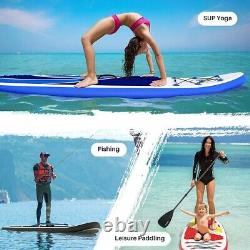 Awesafe Inflatable Stand Up Paddle Board with Premium SUP/ISUP Accessories (Blue)