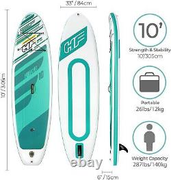 Bestway Hydro-Force Huaka'i Inflatable SUP Stand Up Paddle Board Surfboard Kit