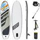 Bestway Hydro Force White Cap 10 Ft Inflatable Stand Up Paddle Board Sup Surfing