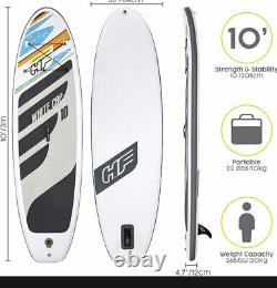 Bestway Hydro-Force White Cap Inflatable Stand Up Paddle Board SUP 3.05M/10
