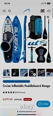 Bluefin Inflatable Stand Up Paddle Board Kit Blue 10'8