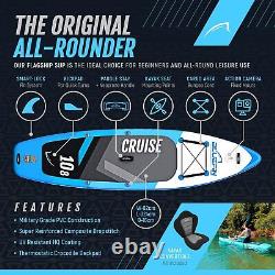 Bluefin sup inflatable stand paddle board 6 thick kayak conversion kit