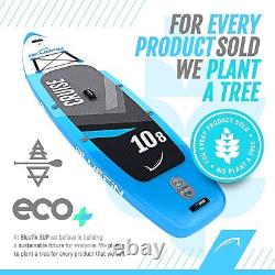 Bluefin sup inflatable stand paddle board 6 thick kayak conversion kit