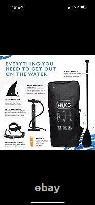 Board Inflatable 3.2m HIKS Navy Blue Stand Up Paddle Board Set