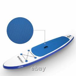 CAROMA 10.5ft Inflatable Stand Up Board Paddle Board SUP Surfboard Non-Slip Deck
