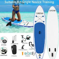 CAROMA 10.6FT Inflatable Stand Up Paddle SUP Board Surfing Board paddleboard UK
