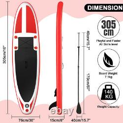 CAROMA 305cm STAND UP PADDLE BOARD Safe&Strong Rapid Inflatable PVC Surfing Yoga