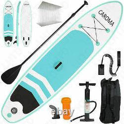 CAROMA Paddle Board SUP 10ft Inflatable Sports Surf Stand Up Racing Bag Pump Oar