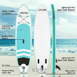 CAROMA SUP 10FT Inflatable SUP Board Paddle Board Stand Up Surfing Surfboard UK